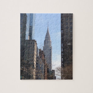Chrysler Building New York City Skyscraper Midtown Jigsaw Puzzle