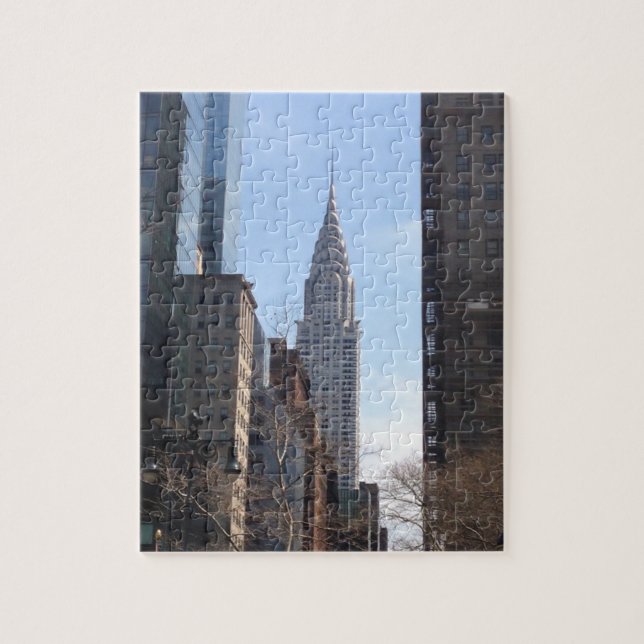 Chrysler Building New York City Skyscraper Midtown Jigsaw Puzzle (Vertical)