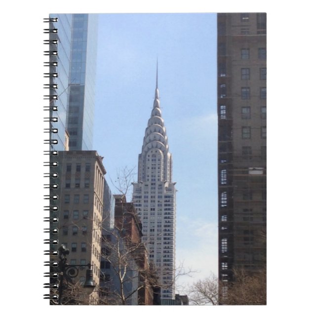 Chrysler Building New York City Skyscraper Midtown Notebook (Front)