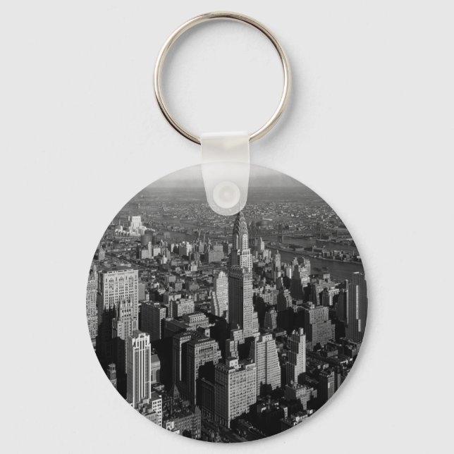 Chrysler Building New York Manhattan Key Ring (Front)