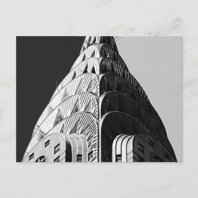 Chrysler Building Spire Postcard (Front)