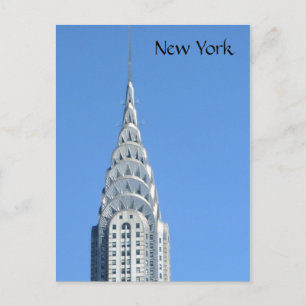 chrysler deco ny postcard