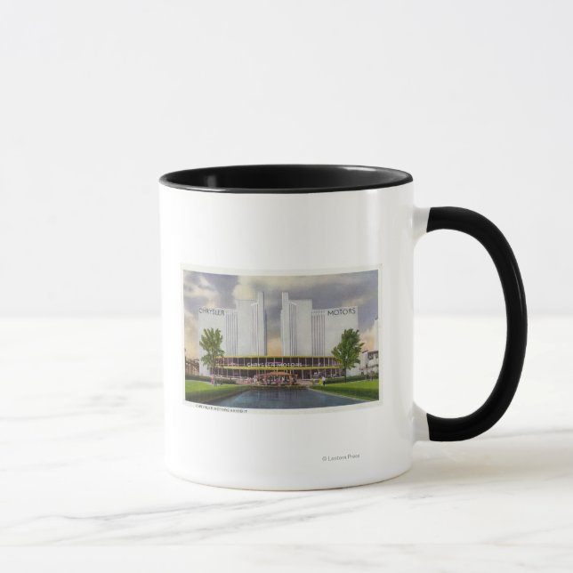 Chrysler Motors Exhibit, 1934 World's Fair Mug (Right)