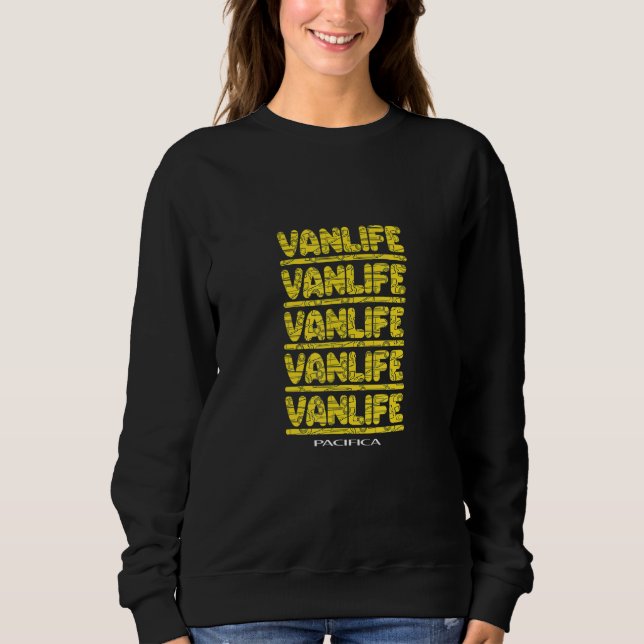 Chrysler Pacifica Van Life Stacked Sweatshirt (Front)