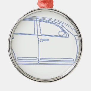 Chrysler PT Cruiser Metal Tree Decoration