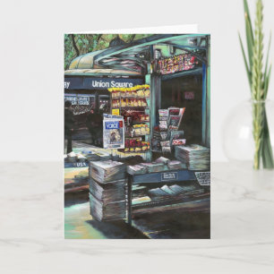 Chrysocolia Morning, Union Square, New York City G Card