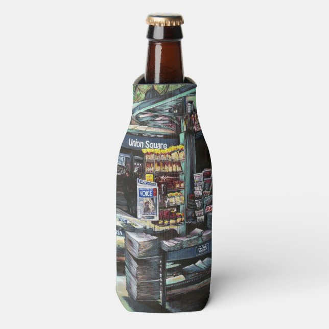 Chrysocolia Morning, Union Square, NYC Bottle Cooler (Bottle Front)