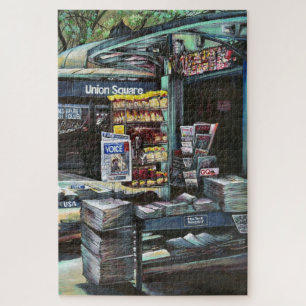 Chrysocolia Morning, Union Square, NYC Jigsaw Puzz Jigsaw Puzzle