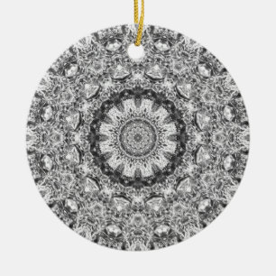 Chrystal Kaleidoscope 01 Ceramic Ornament
