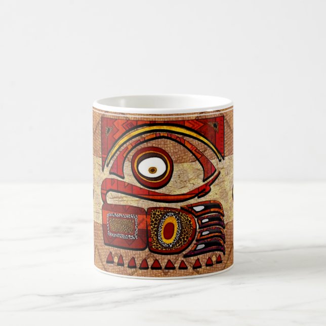 Chu Mtu African Folk Art Coffee Mug (Center)