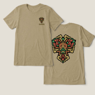 Chubbsco tree skull graphic Tri-Blend shirt