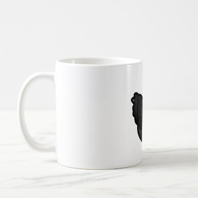 Chubby Ancona Chicken Coffee Mug (Left)