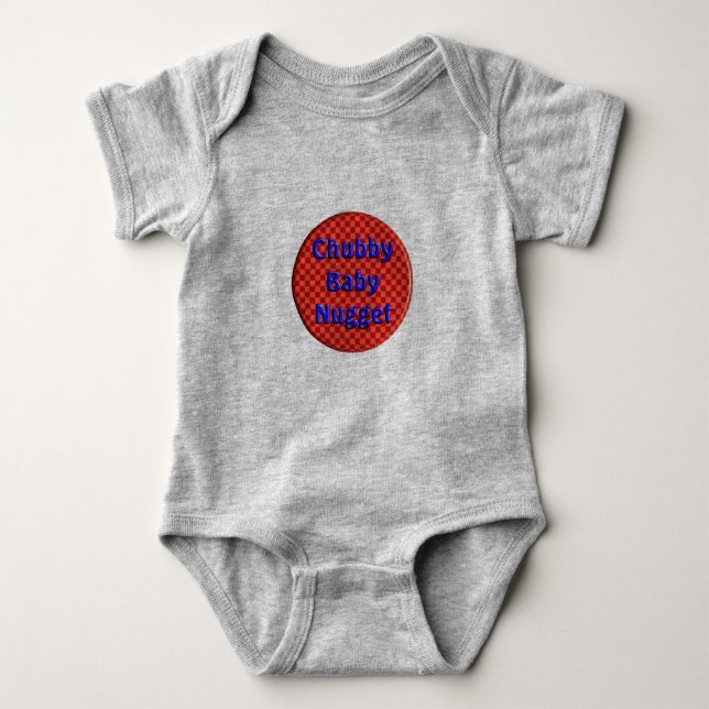 Chubby Baby Nugget Baby Bodysuit (Front)