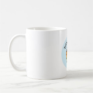 Chubby Bird Halloween Candy Corn Lovebird Coffee Mug