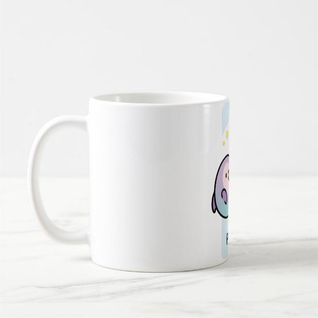 Chubby Bird Zodiac Pisces Coffee Mug (Left)