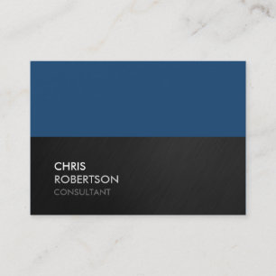 Chubby Blue Grey Attractive Chic Business Card
