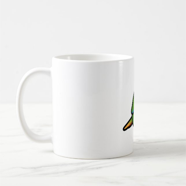 Chubby Blue-throated, Ochre-marked Conure Coffee Mug (Left)