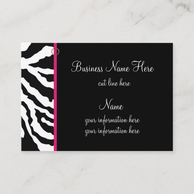 Chubby Business Card Template **Bold (Front)