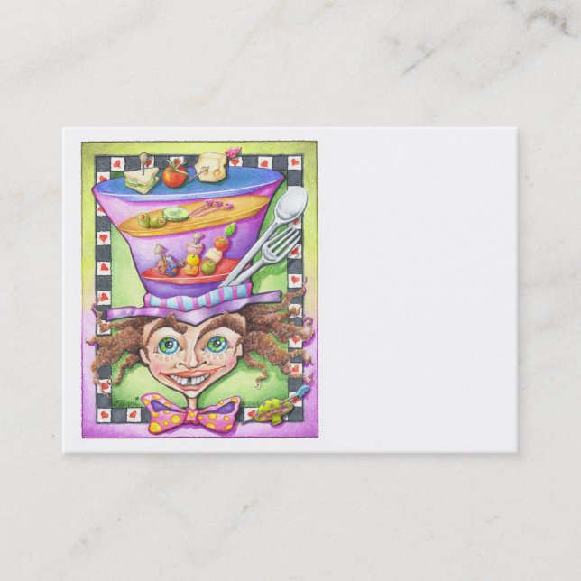 CHUBBY BUSINESS CARDS - THE MAD PLATTER (Front)