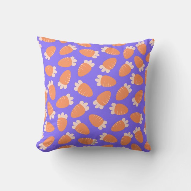 Chubby Carrots Lavender Cushion (Front)