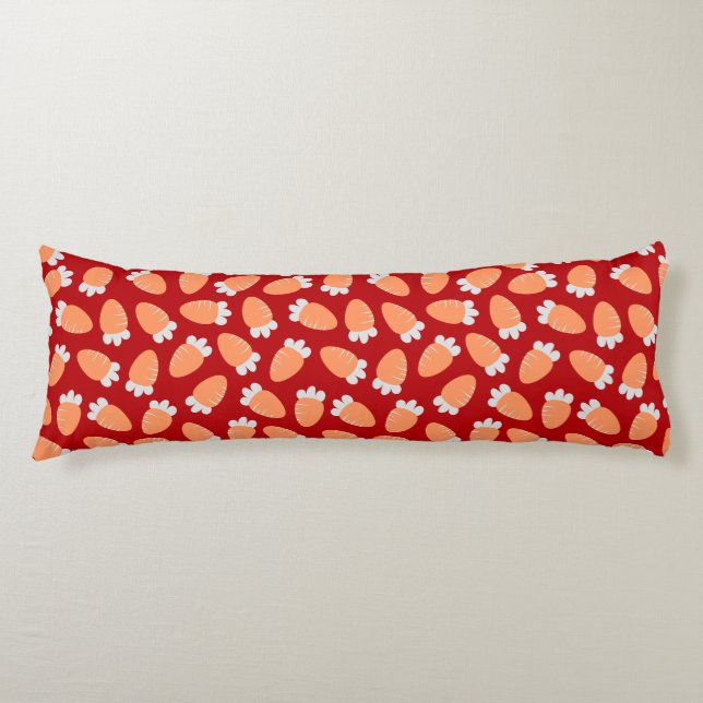 Chubby Carrots Red Body Cushion (Front)