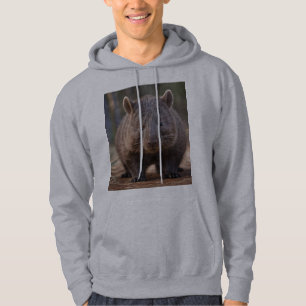 "Chubby Charm: The Adorable Australian Wombat" Hoodie