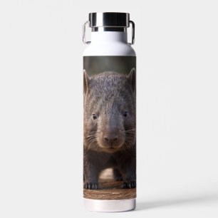 "Chubby Charm: The Adorable Australian Wombat" Water Bottle