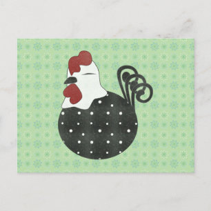 Chubby Chicken Postcard