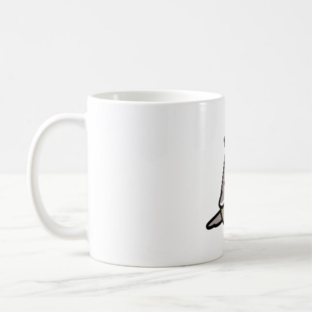 Chubby Cinnamon Cockatiel Coffee Mug (Left)