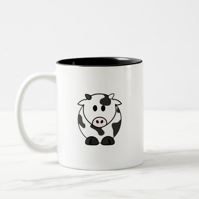 Chubby Cow Kawaii Mug (Left)