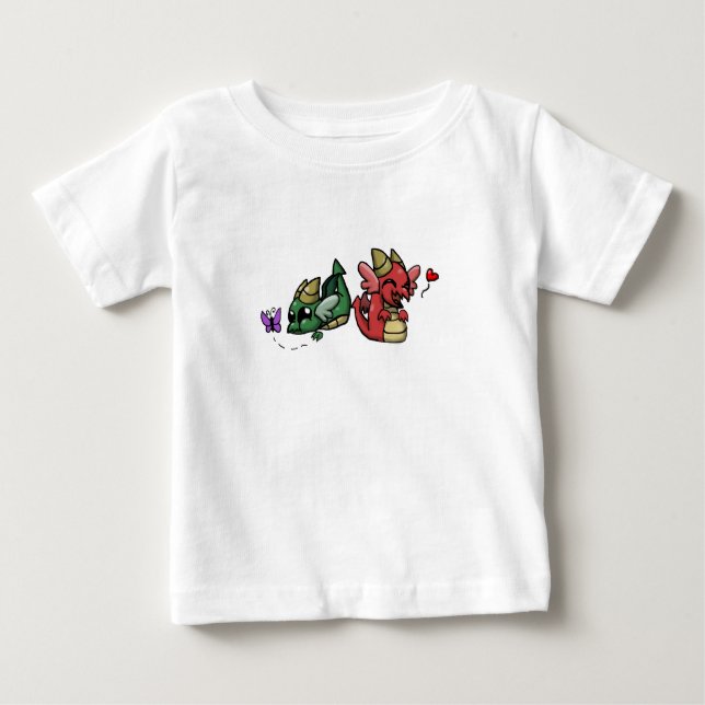 Chubby Dragons Baby T-Shirt (Front)
