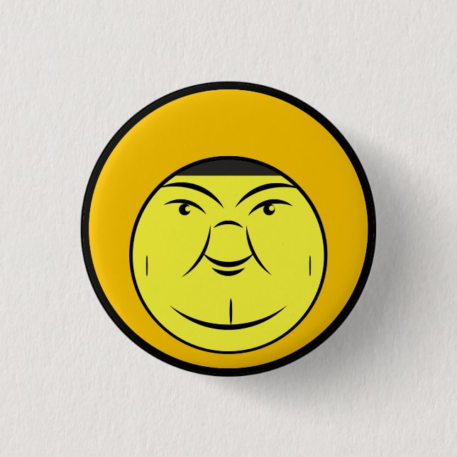 Chubby Face 3 Cm Round Badge (Front)