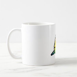 Chubby Green English Budgie - Male Coffee Mug