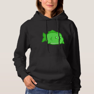 Chubby Green Fish Hoodie