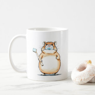 Chubby Hamster Dentist Mug - Funny Dentist Gift