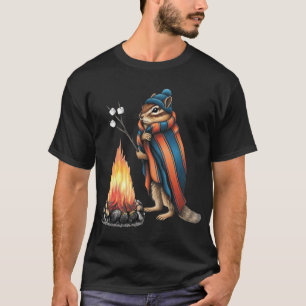 Chubby Hamster Stuffing Face with Peanuts T-Shirt