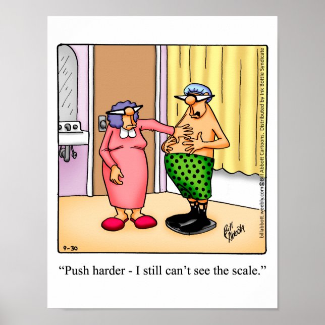 Chubby Hubby Humour Poster (Front)