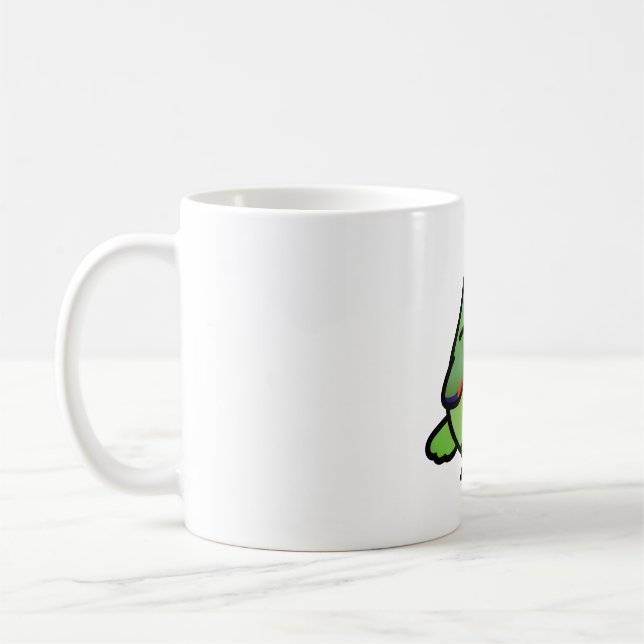 Chubby Lilac-crowned Amazon Coffee Mug (Left)
