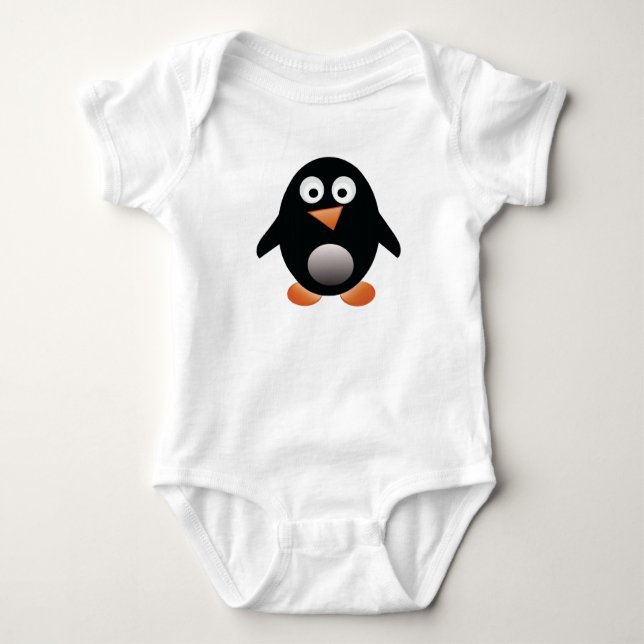 Chubby Little Penguin Baby Tee (Front)