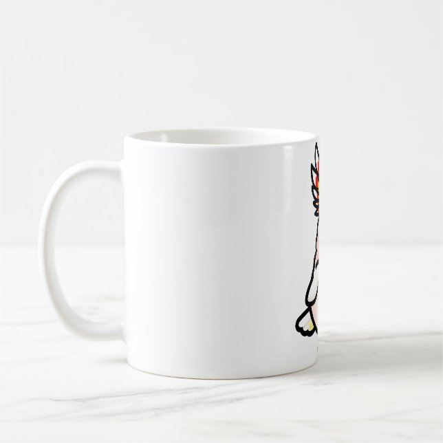 Chubby Major Mitchell's Cockatoo Coffee Mug (Left)
