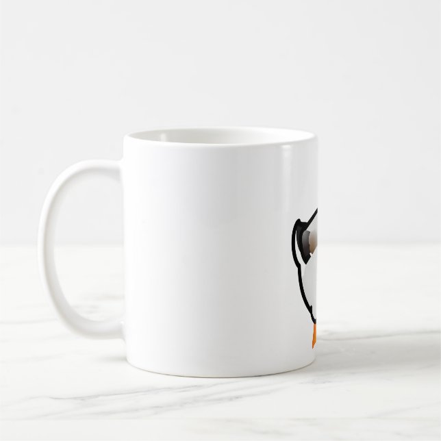 Chubby Mallard Duck Coffee Mug (Left)