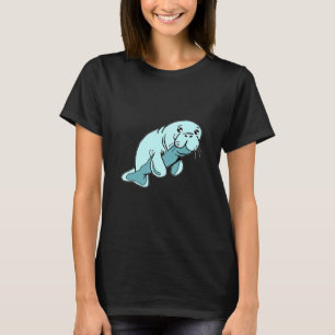 Chubby Manatee Floaty Dugong Dugongidae Sea Cow T-Shirt