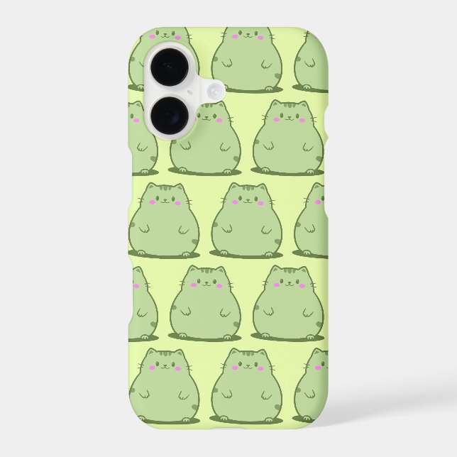 Chubby Matcha Green Kitty (Back)