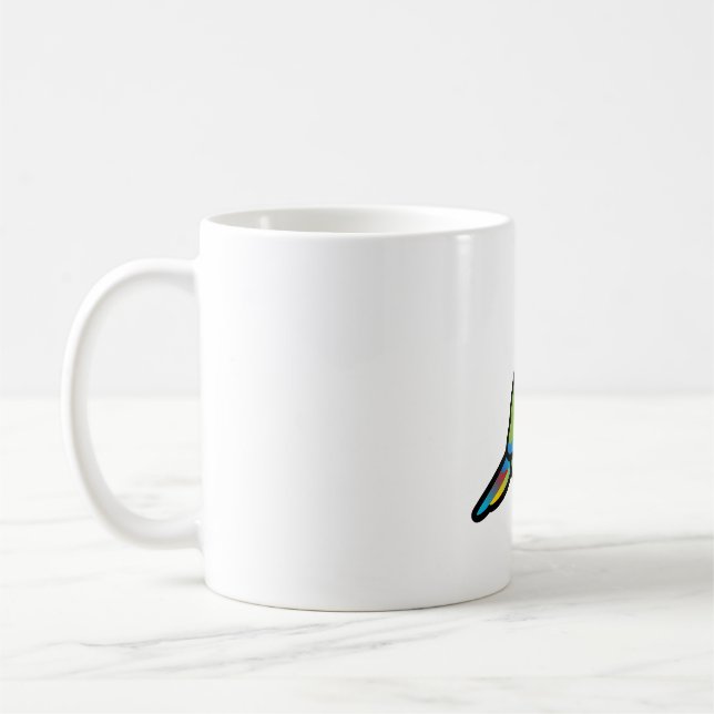 Chubby Military Macaw Coffee Mug (Left)