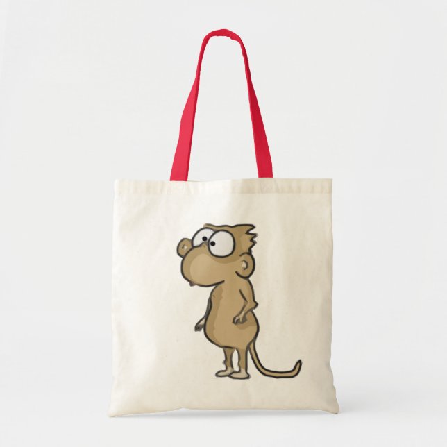 Chubby Monkey Tote Bag (Front)