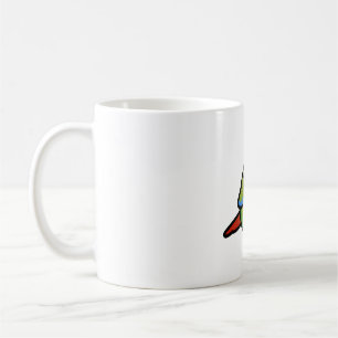 Chubby Pineapple Green Cheek Conure Coffee Mug