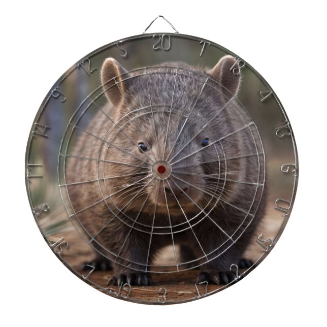 Chubby The Australian Wombat,  Dartboard (Front)