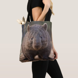 Chubby The Australian Wombat, Tote Bag