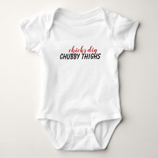 Chubby thighs baby body suit bodysuit