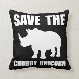 Chubby Unicorn Rhino Cushion